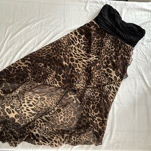 Women dress/ leopard dress